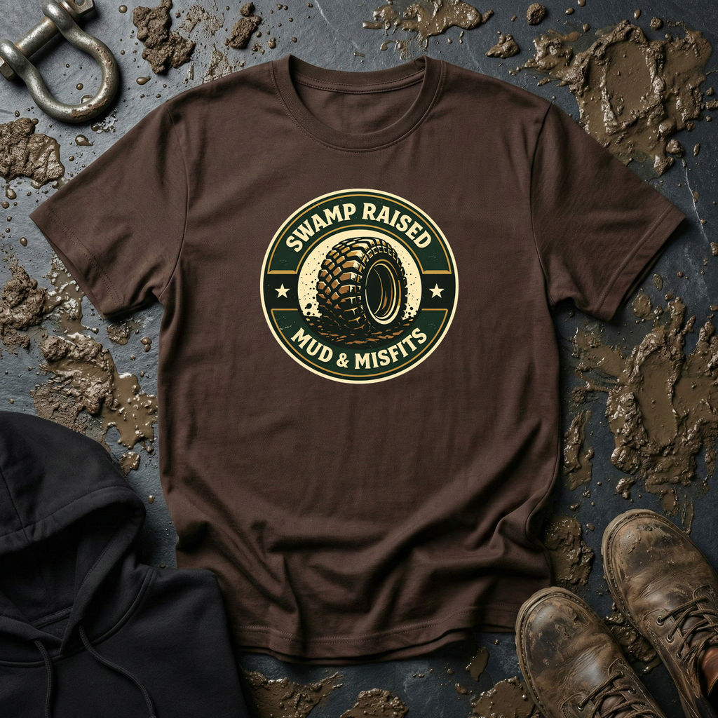 Mud & Misfits "Swamp Raised" Circle Badge T-shirt