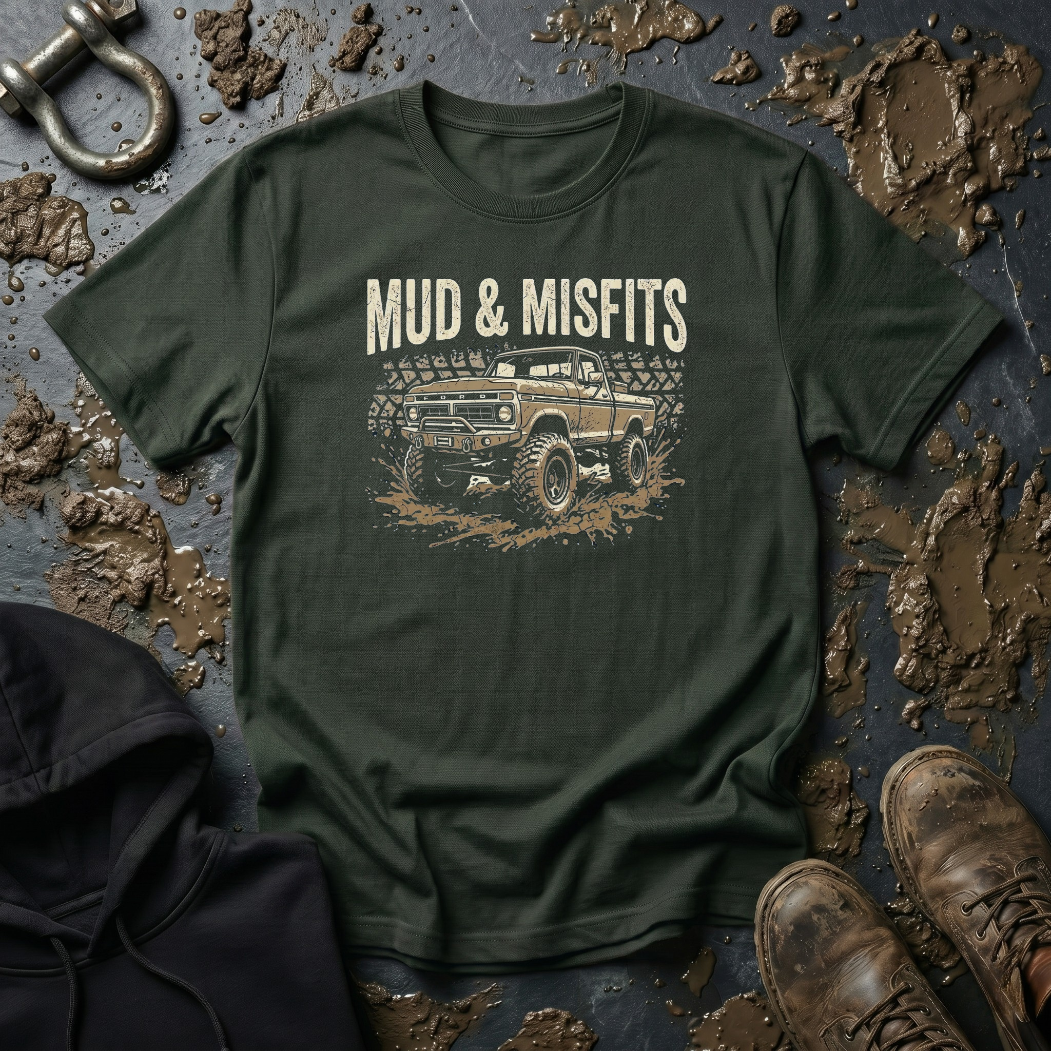 Mud & Misfits Old School Monster Ford T-shirt