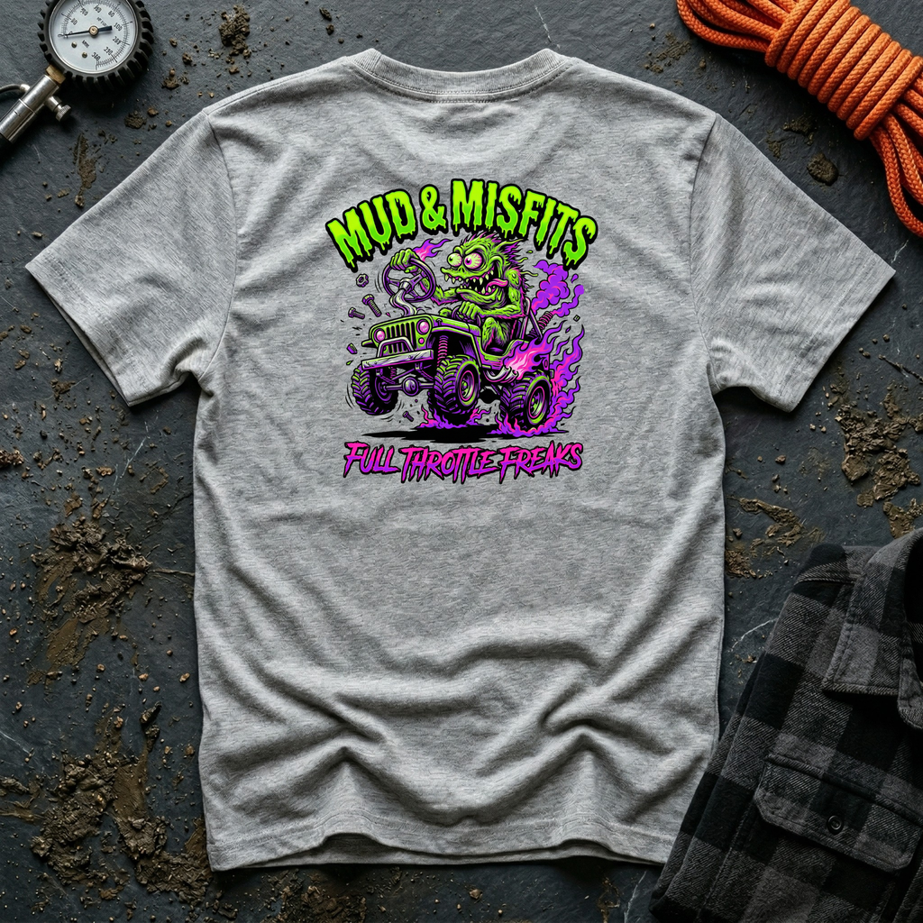 Mud & Misfits Monsters "Full Throttle Freaks" T-shirt