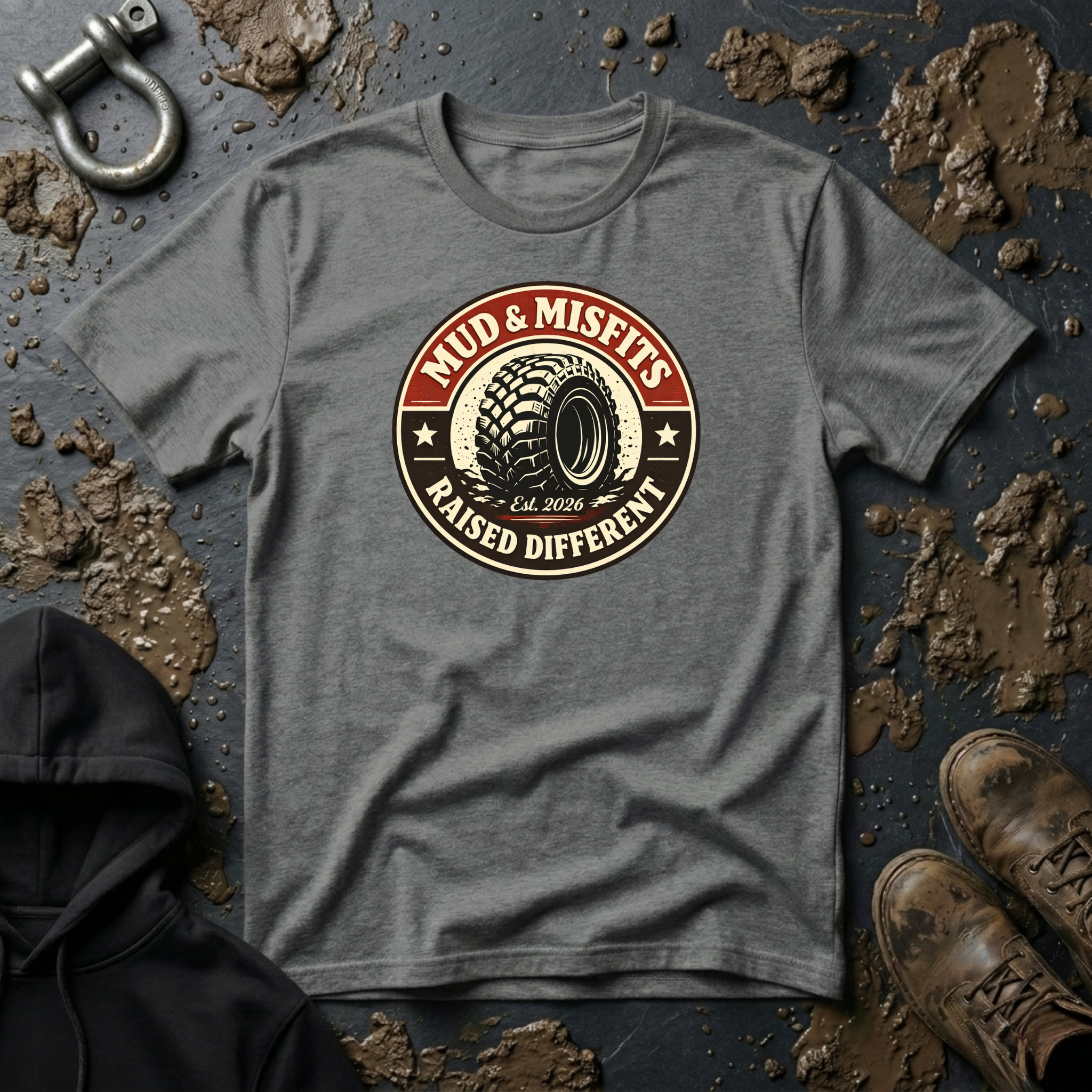 Mud & Misfits "Raised Different" T-shirt