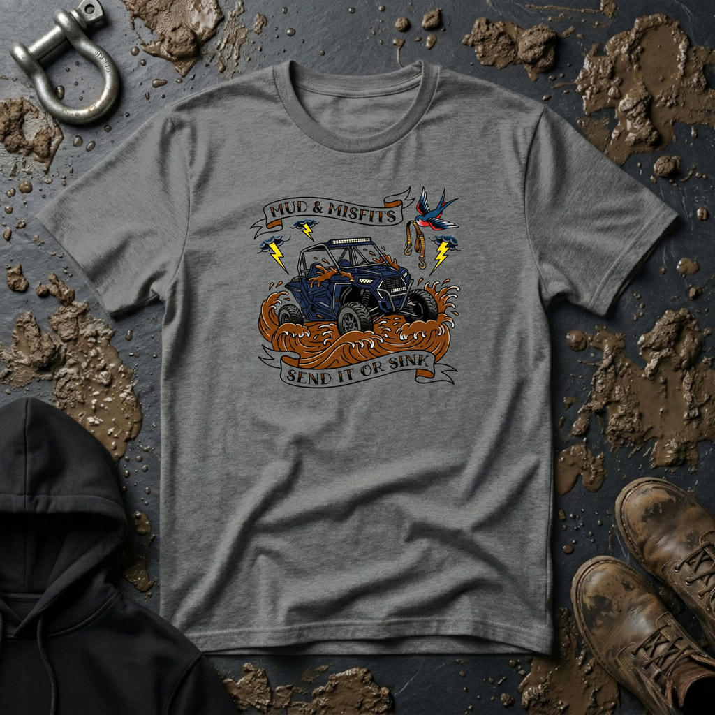 Mud & Misfits "Send it or Sink" UTV Tattoo T-shirt
