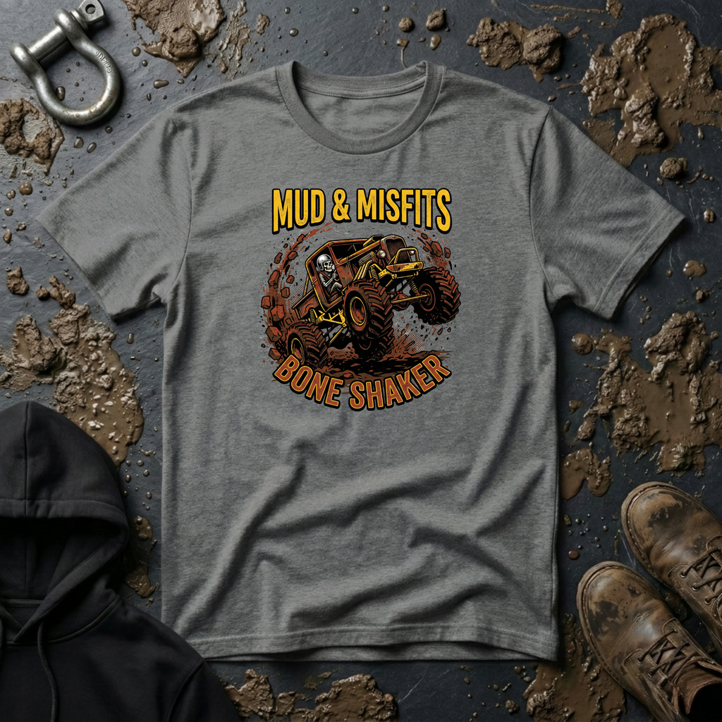 Mud & Misfits "Bone Shaker" Monster Truck T-shirt