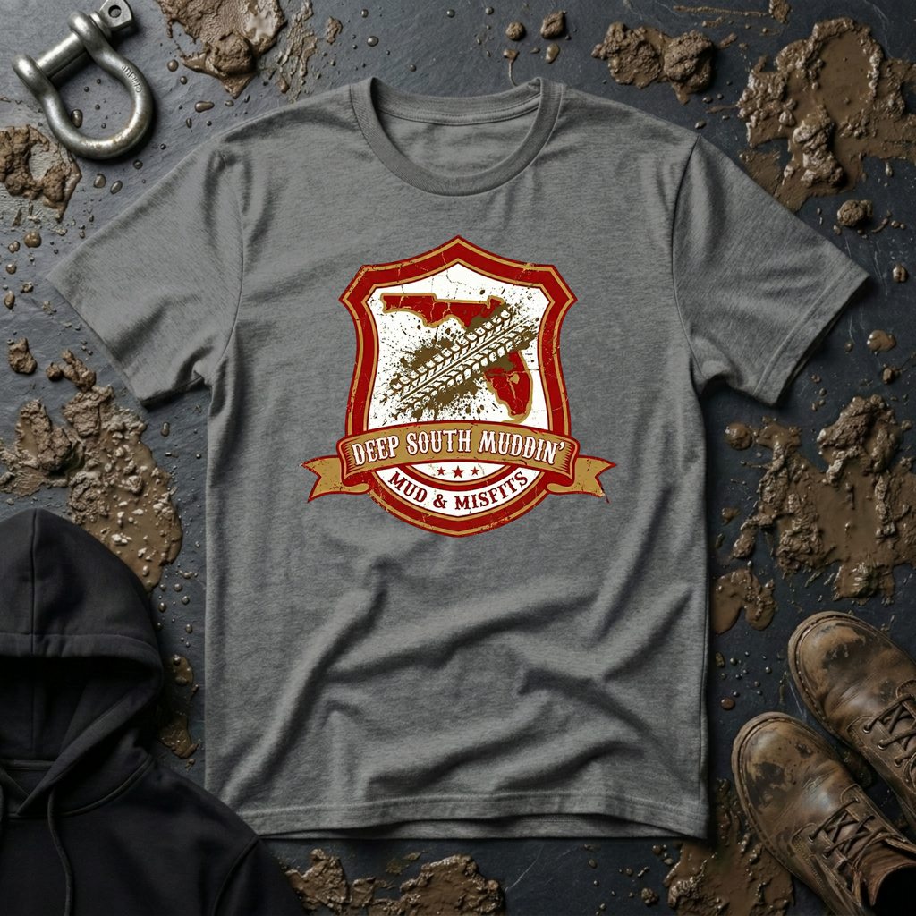 Mud & Misfits FL State Badge "Deep South Muddin" T-Shirt