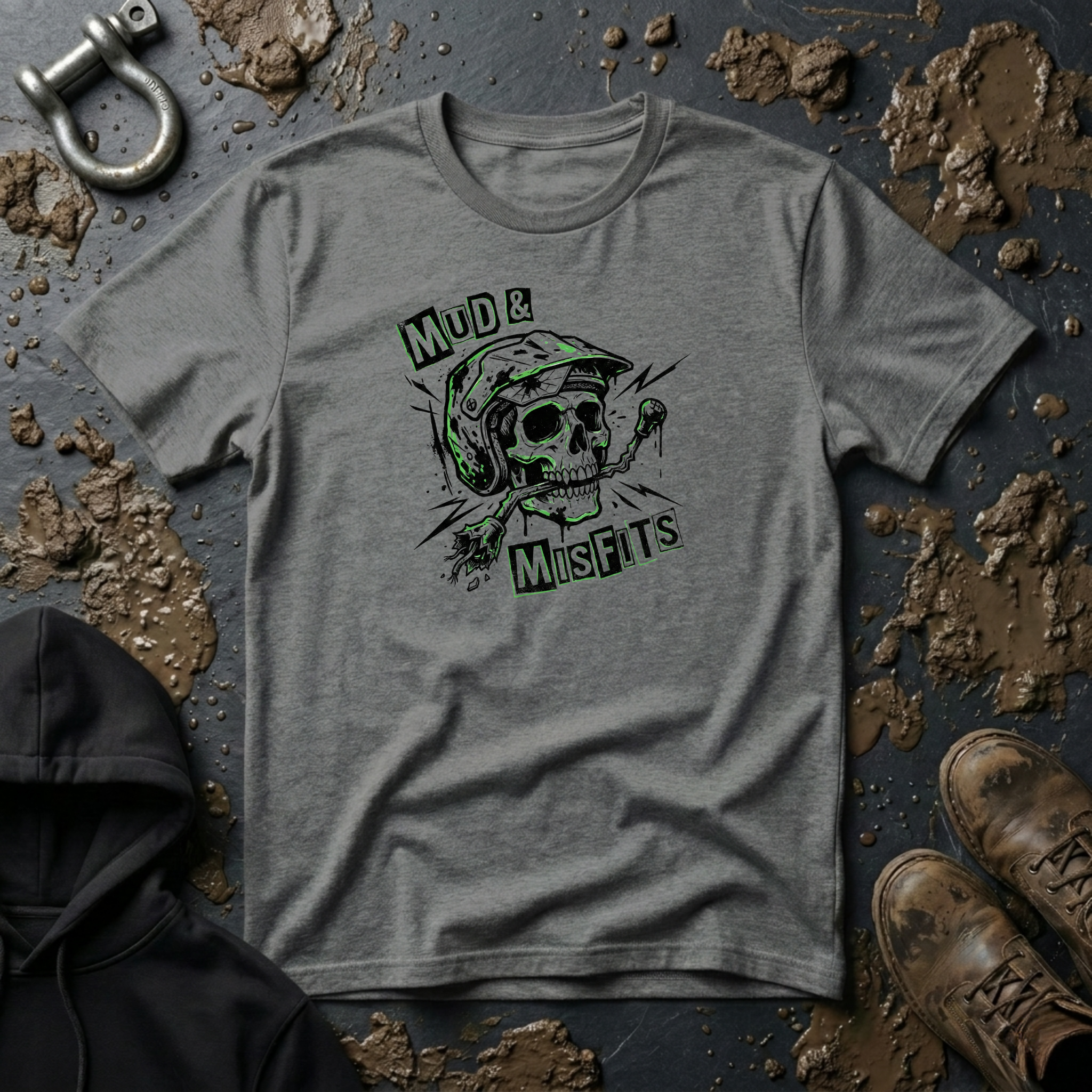 Mud & Misfits Skull Shifter T-shirt