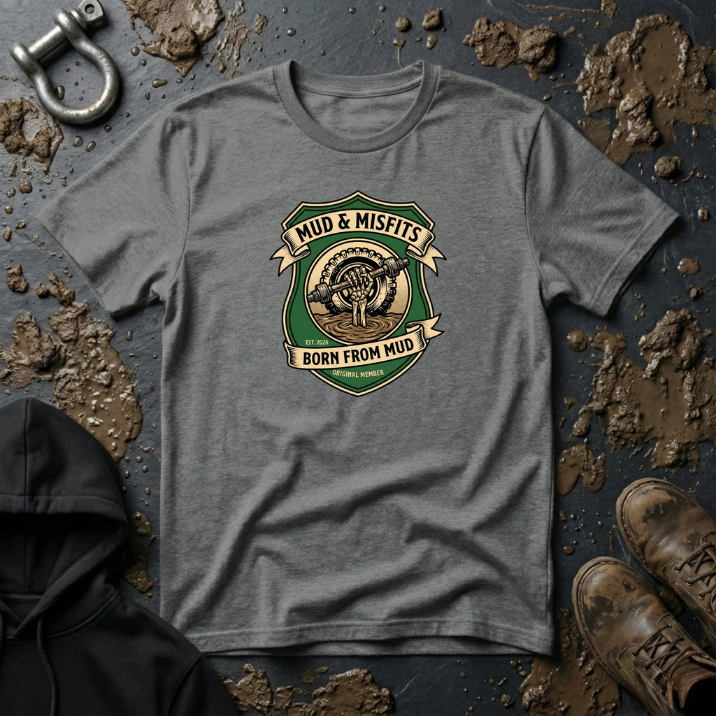 Mud & Misfits "Born From Mud" Shield T-shirt