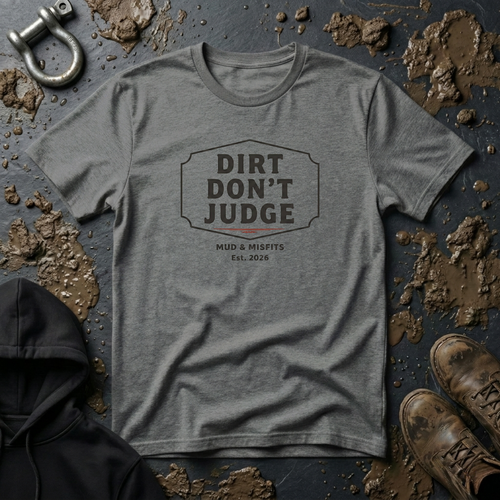 Mud & Misfits "Dirt Don't Judge" Sign T-shirt
