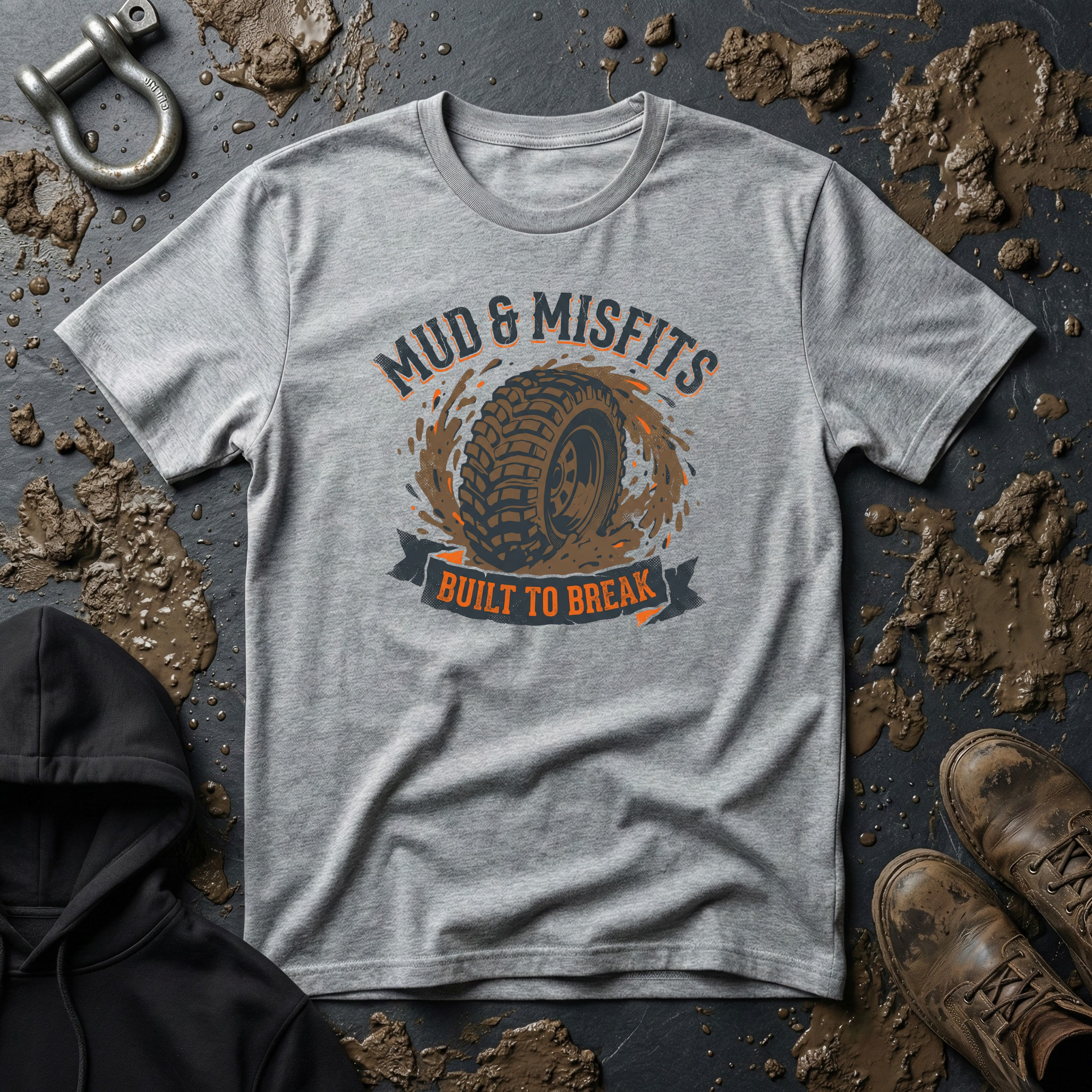 Mud & Misfits "Built to Break" T-shirt