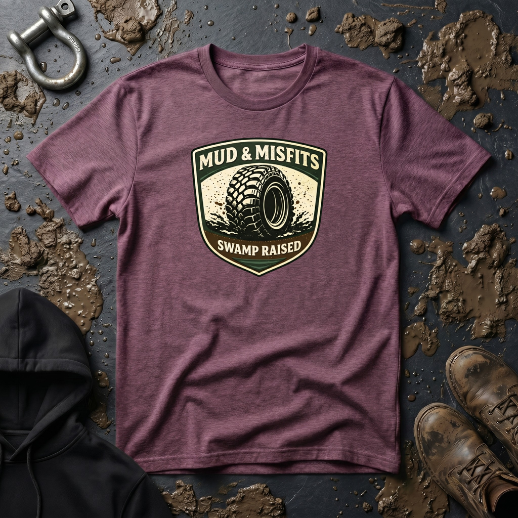 Mud & Misfits "Swamp Raised" Shield T-shirt