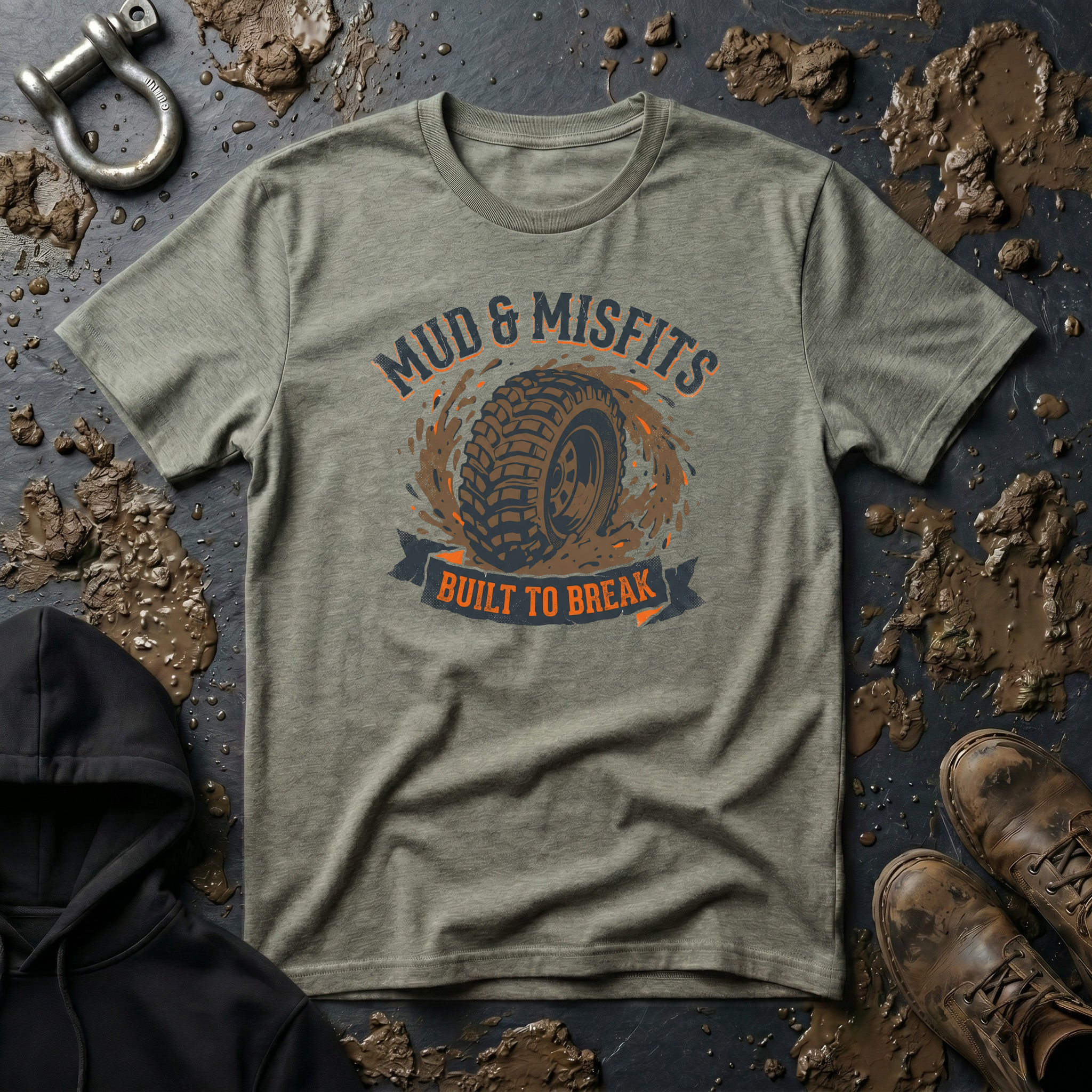 Mud & Misfits "Built to Break" T-shirt