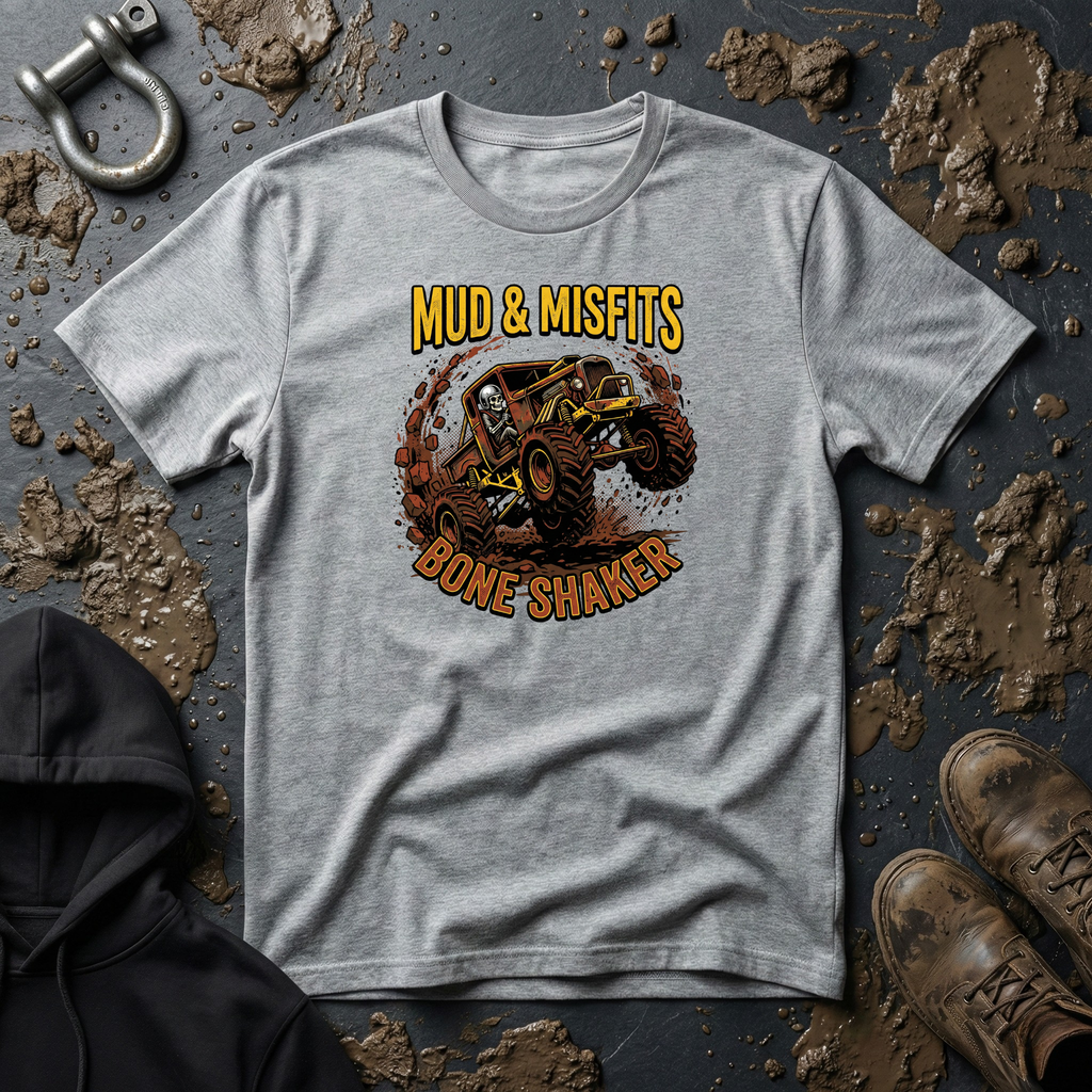Mud & Misfits "Bone Shaker" Monster Truck T-shirt