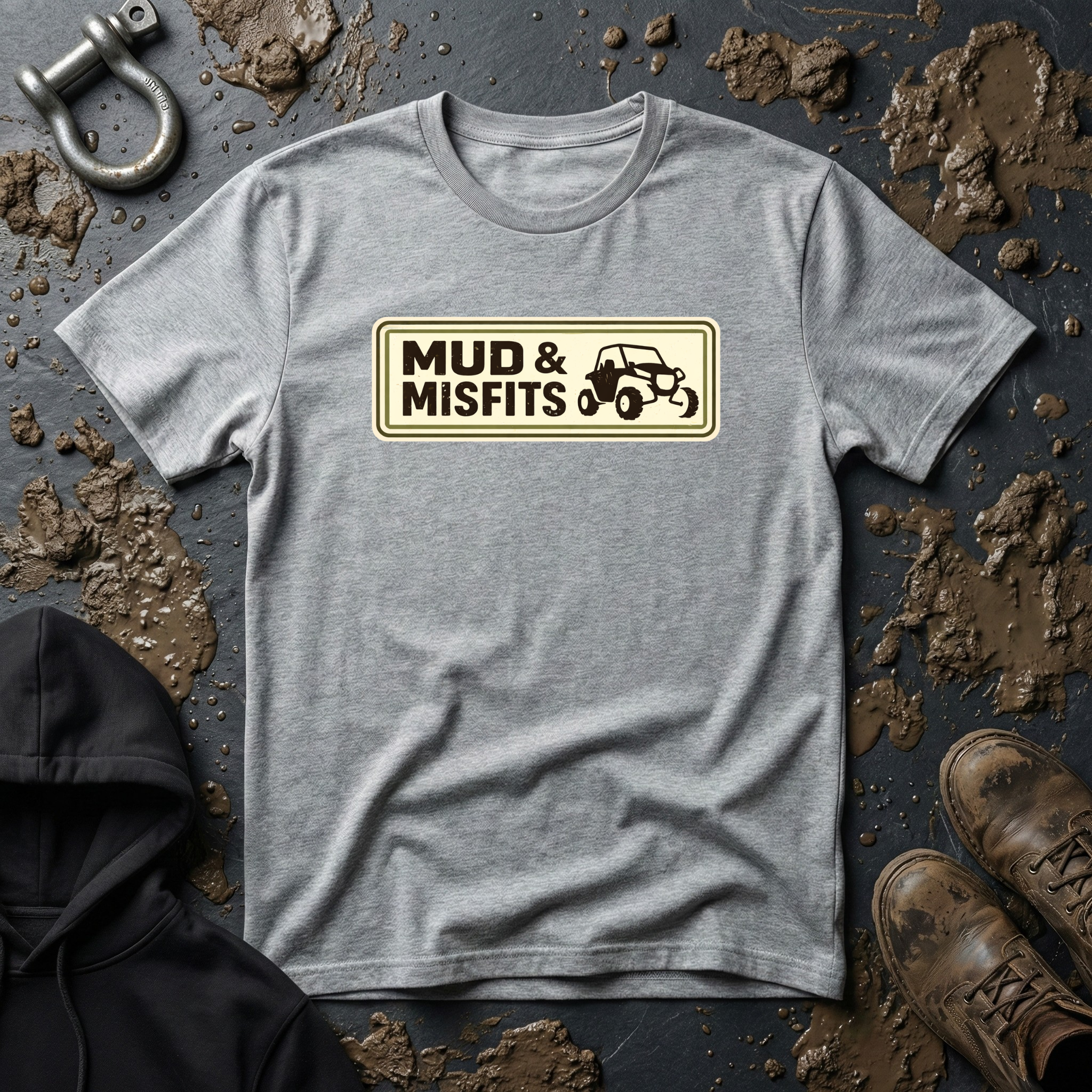 Mud & Misfits Horizontal Patch T-shirt