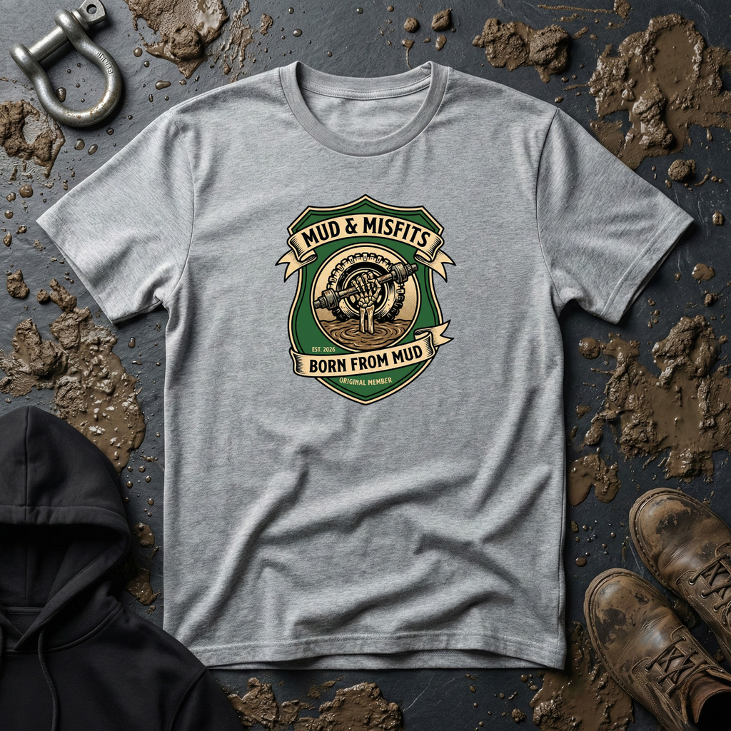 Mud & Misfits "Born From Mud" Shield T-shirt