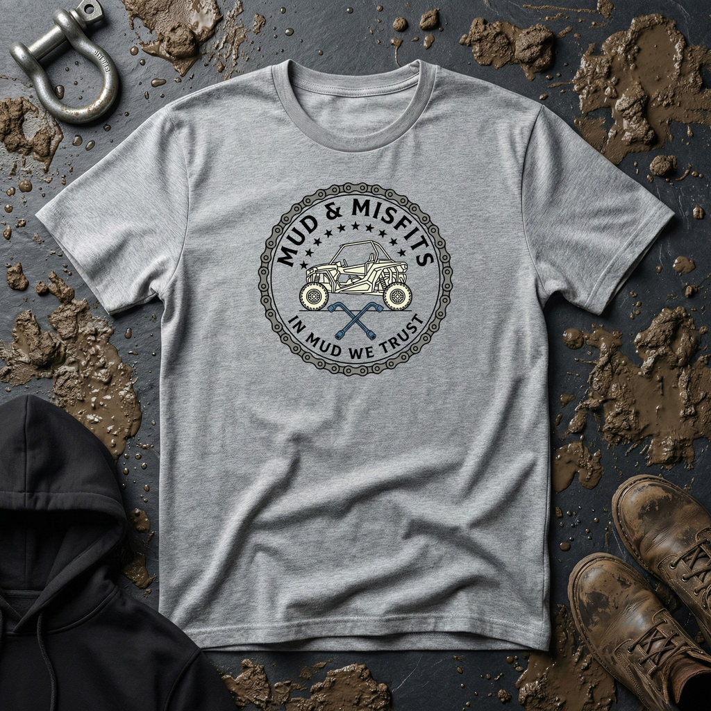 Mud & Misfits "In Mud We Trust" Roller Chain T-shirt