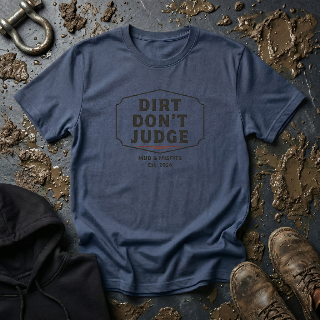 Mud & Misfits "Dirt Don't Judge" Sign T-shirt