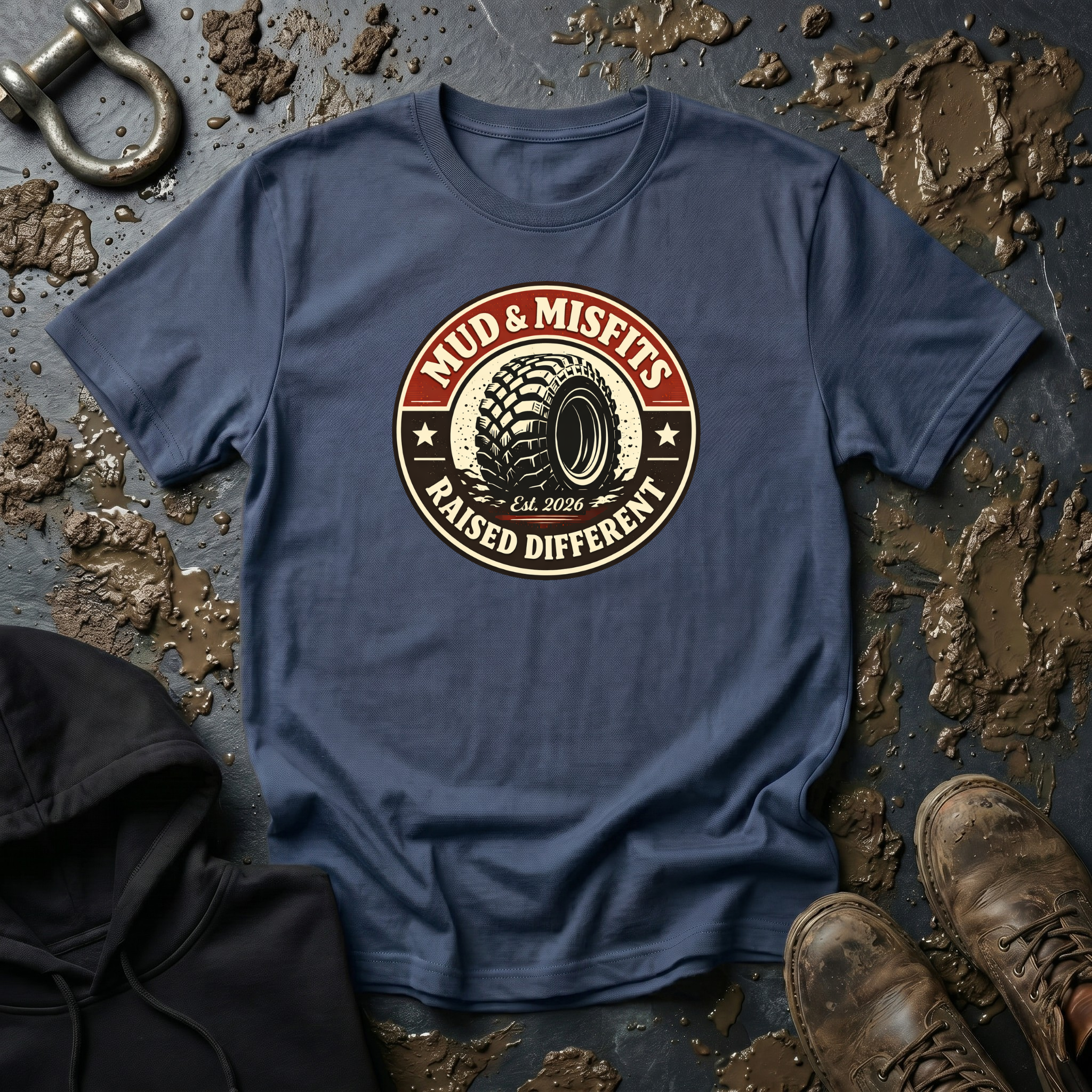 Mud & Misfits "Raised Different" T-shirt