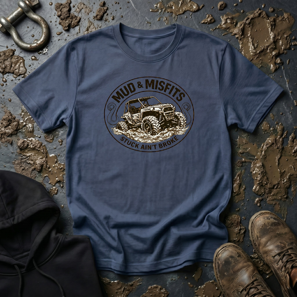 Mud & Misfits UTV "Stuck Ain't Broke" T-shirt