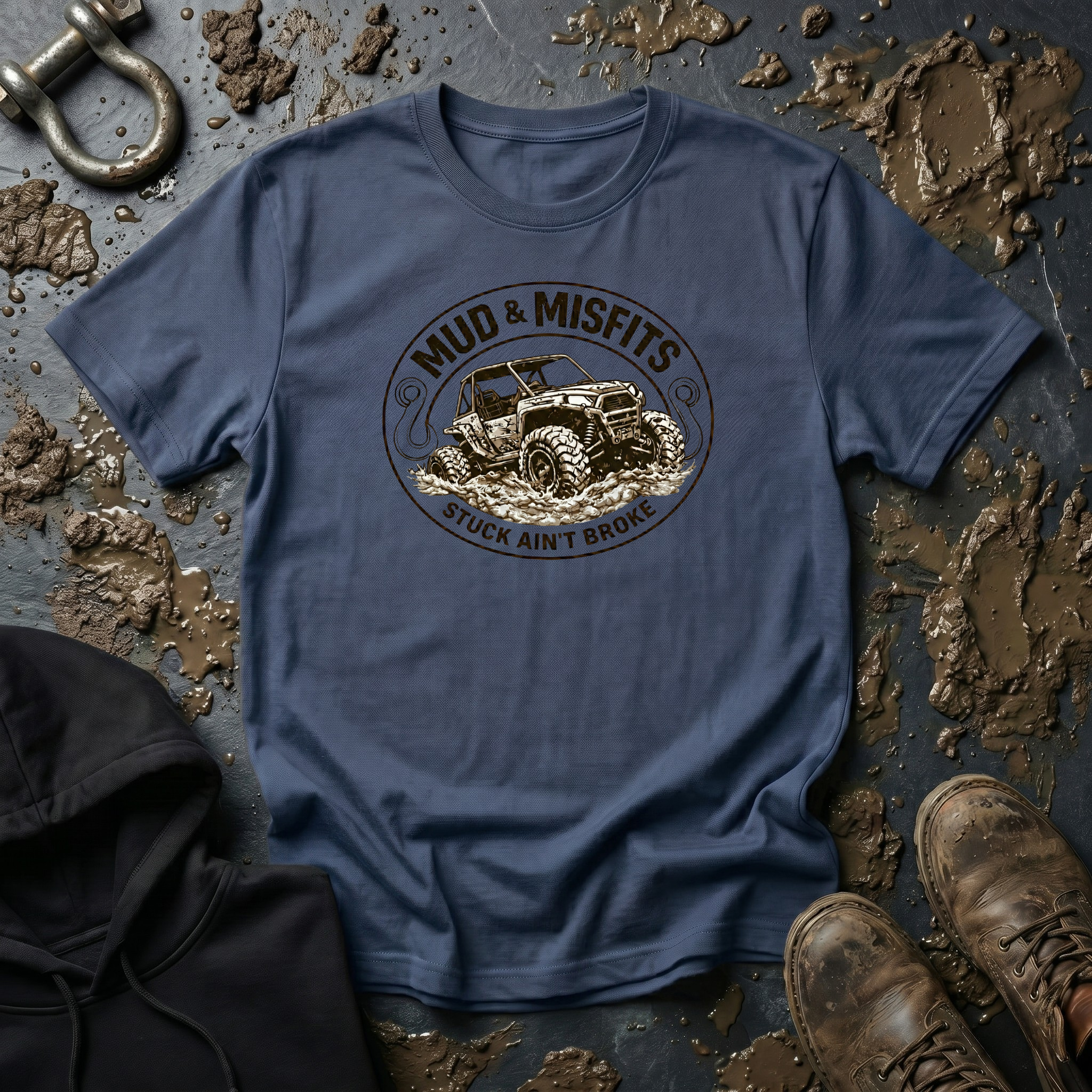 Mud & Misfits UTV "Stuck Ain't Broke" T-shirt