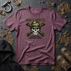 Mud & Misfits "Garage Built. American Driven." Military Skull T-shirt