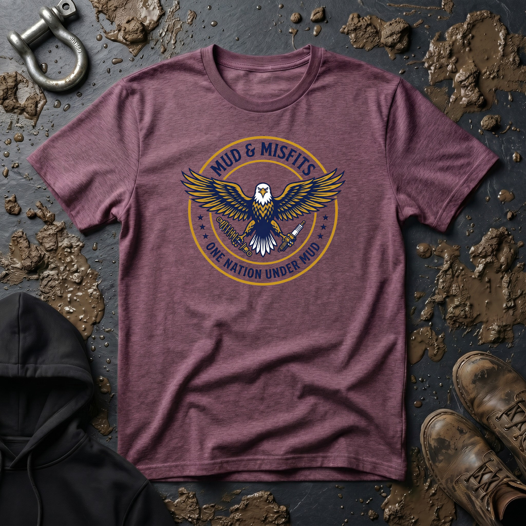 Mud & Misfits "One Nation Under Mud" Eagle T-shirt
