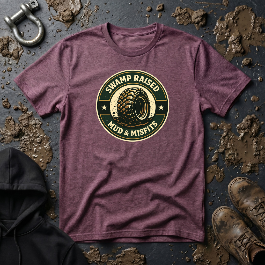 Mud & Misfits "Swamp Raised" Circle Badge T-shirt