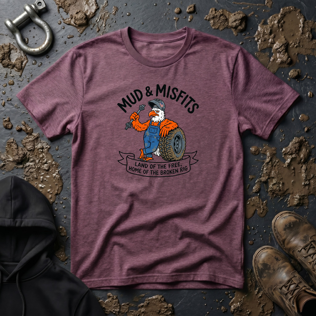 Mud & Misfits "Land Of the Free" Shop Eagle T-shirt