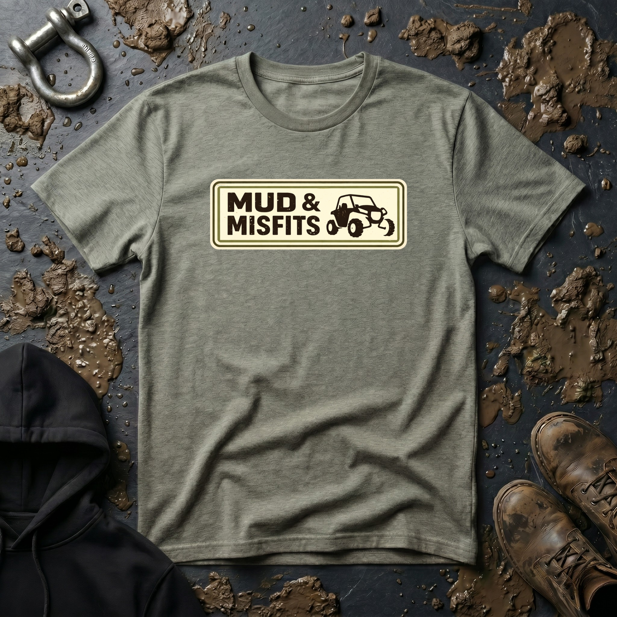Mud & Misfits Horizontal Patch T-shirt