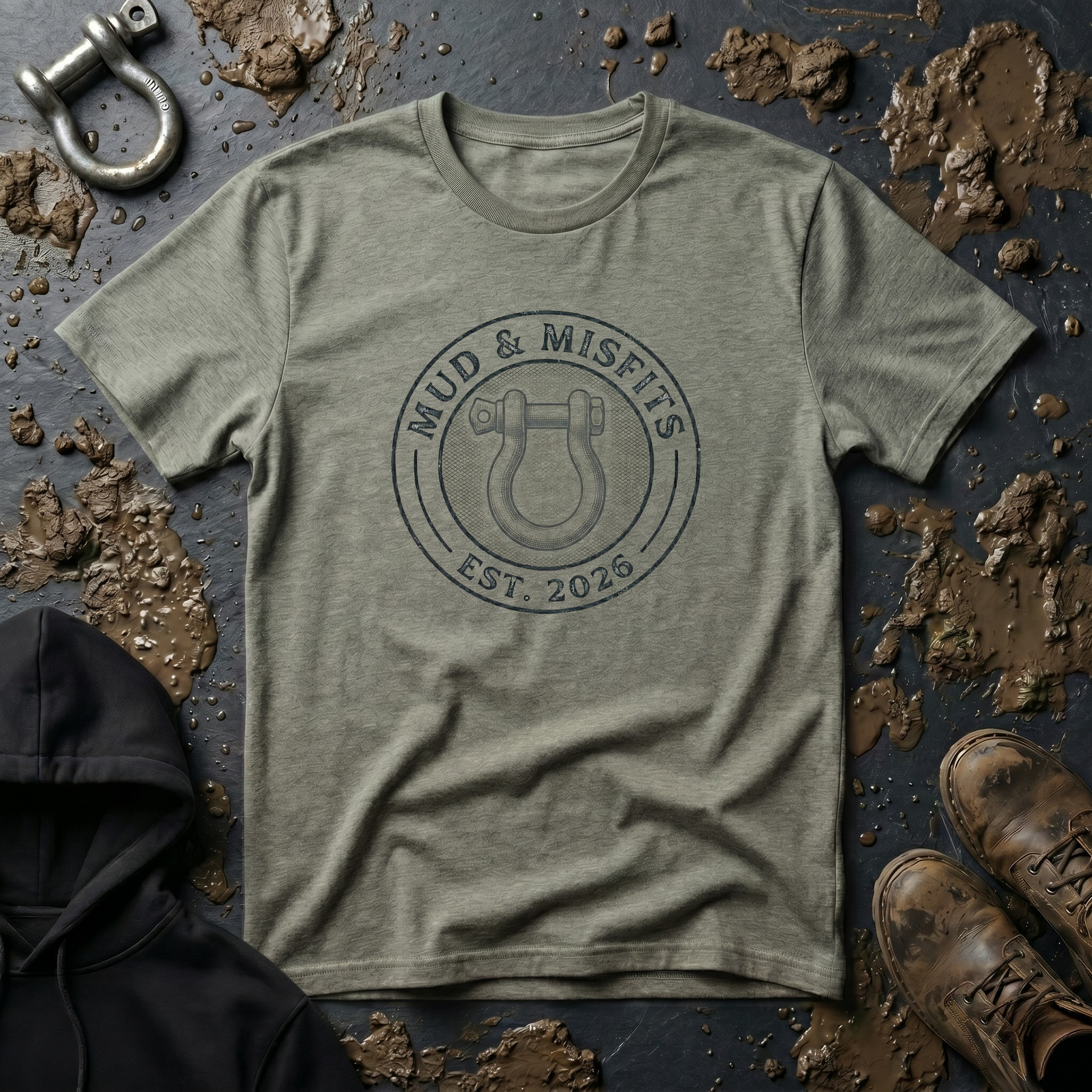 Mud & Misfits Shackle Hook T-shirt