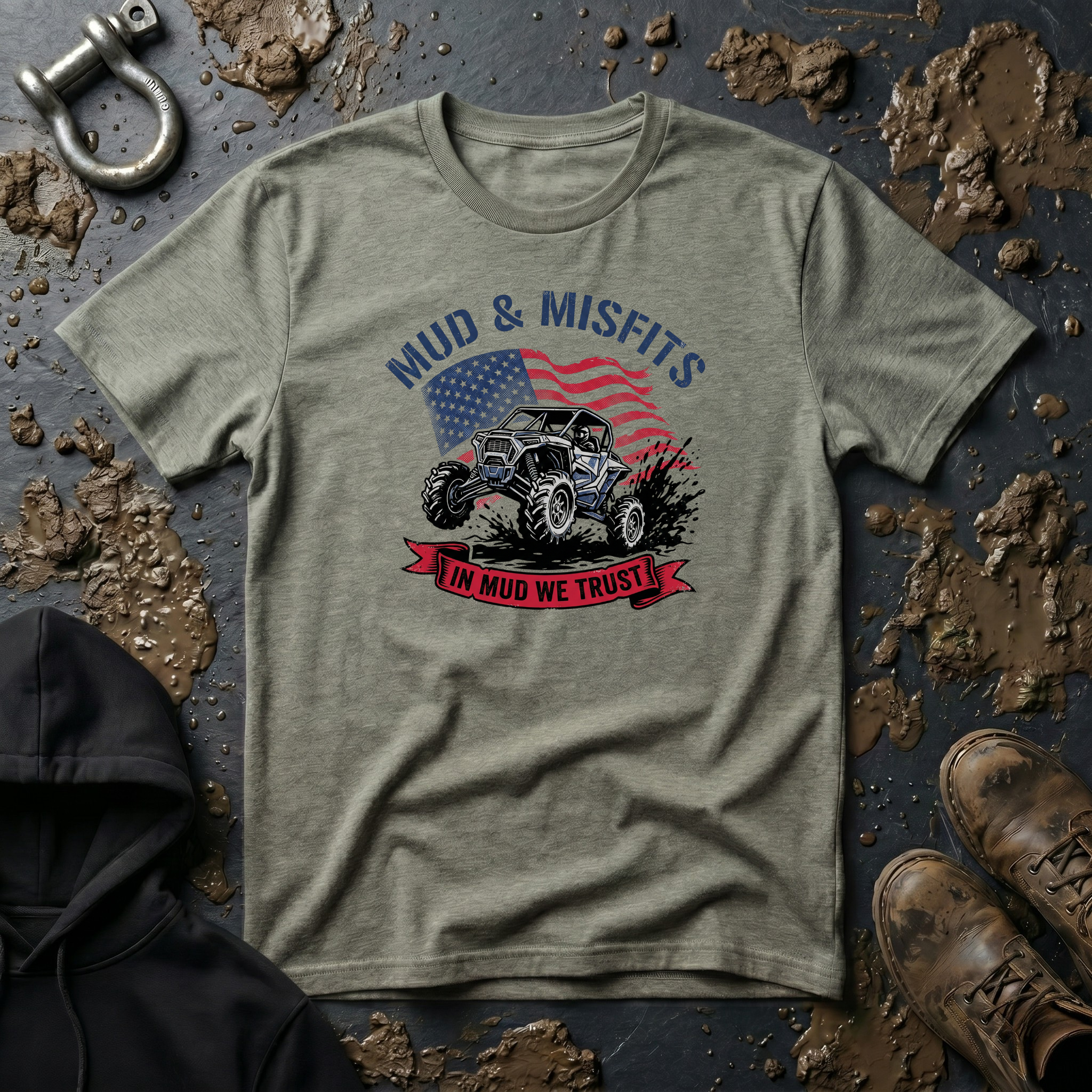 Mud & Misfits "In Mud We Trust" T-shirt