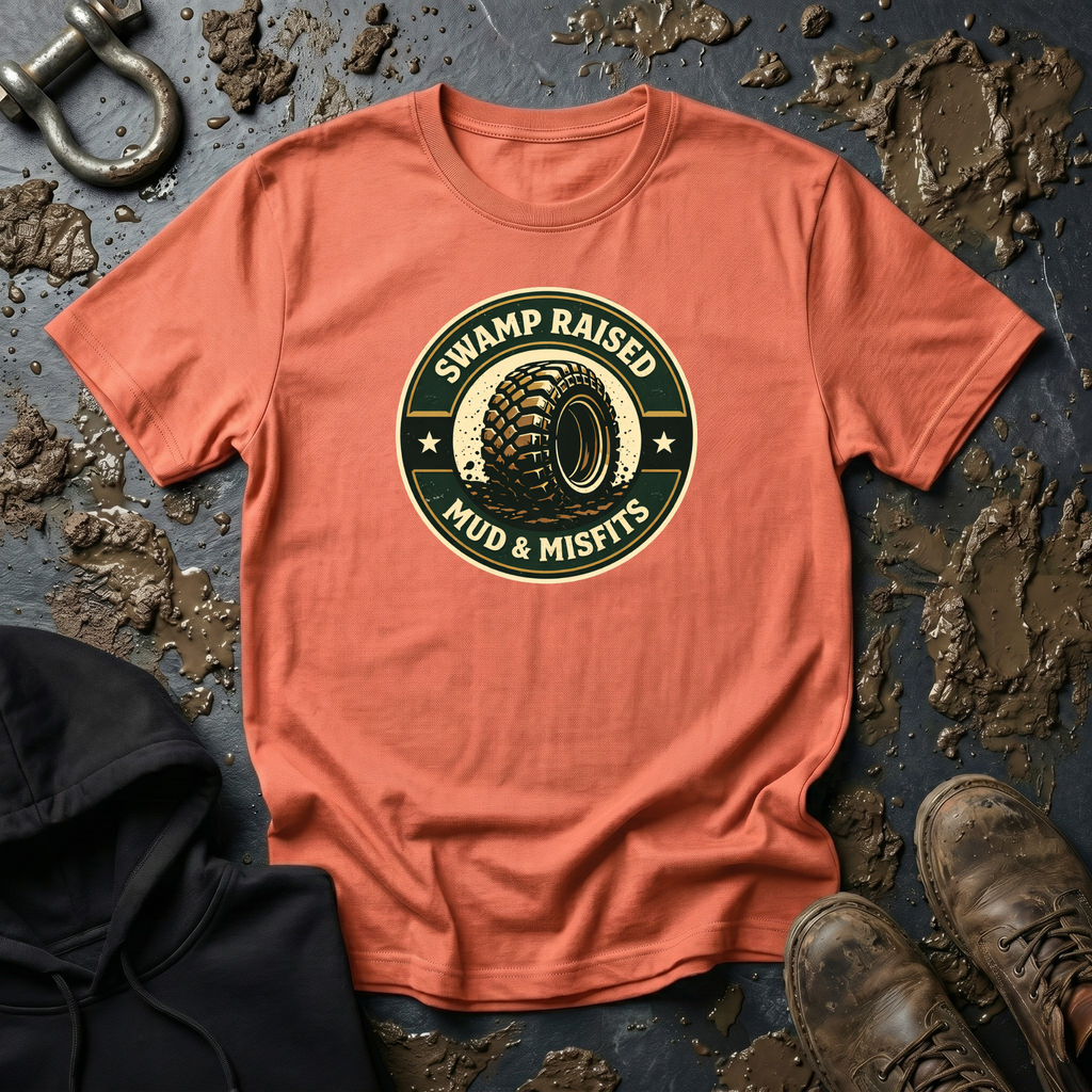 Mud & Misfits "Swamp Raised" Circle Badge T-shirt