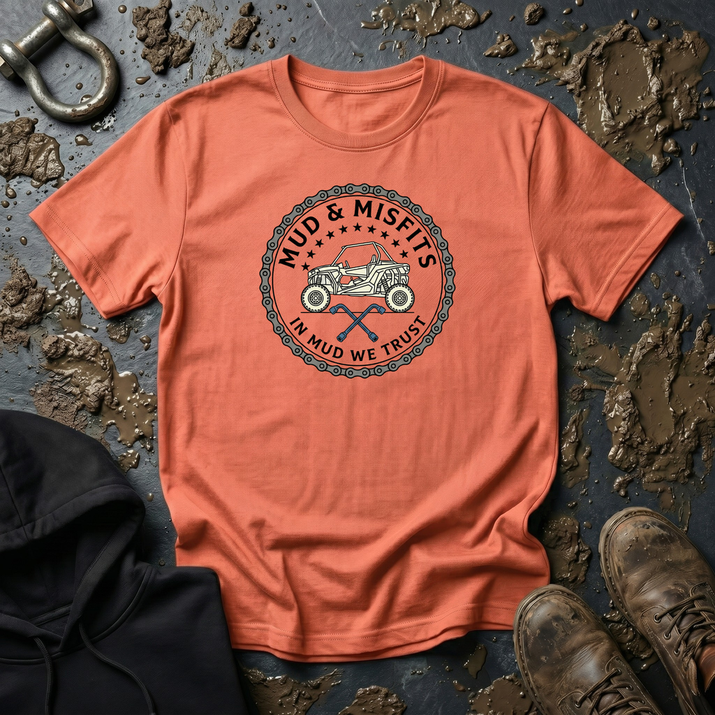 Mud & Misfits "In Mud We Trust" Roller Chain T-shirt