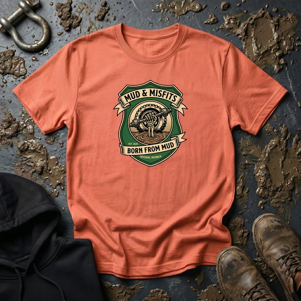 Mud & Misfits "Born From Mud" Shield T-shirt