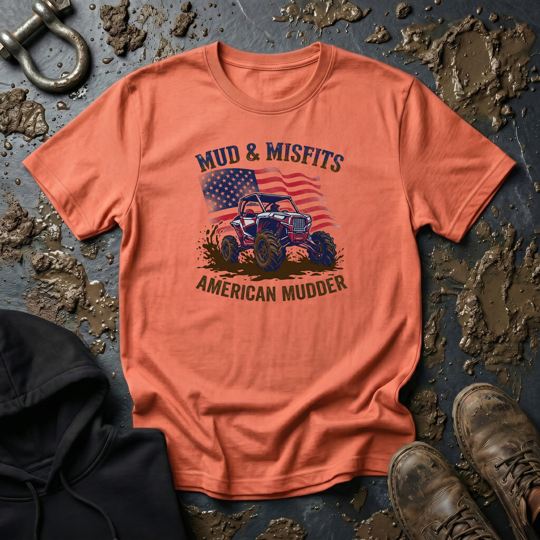 Mud & Misfits "American Mudder" T-shirt