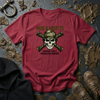 Mud & Misfits "Garage Built. American Driven." Military Skull T-shirt