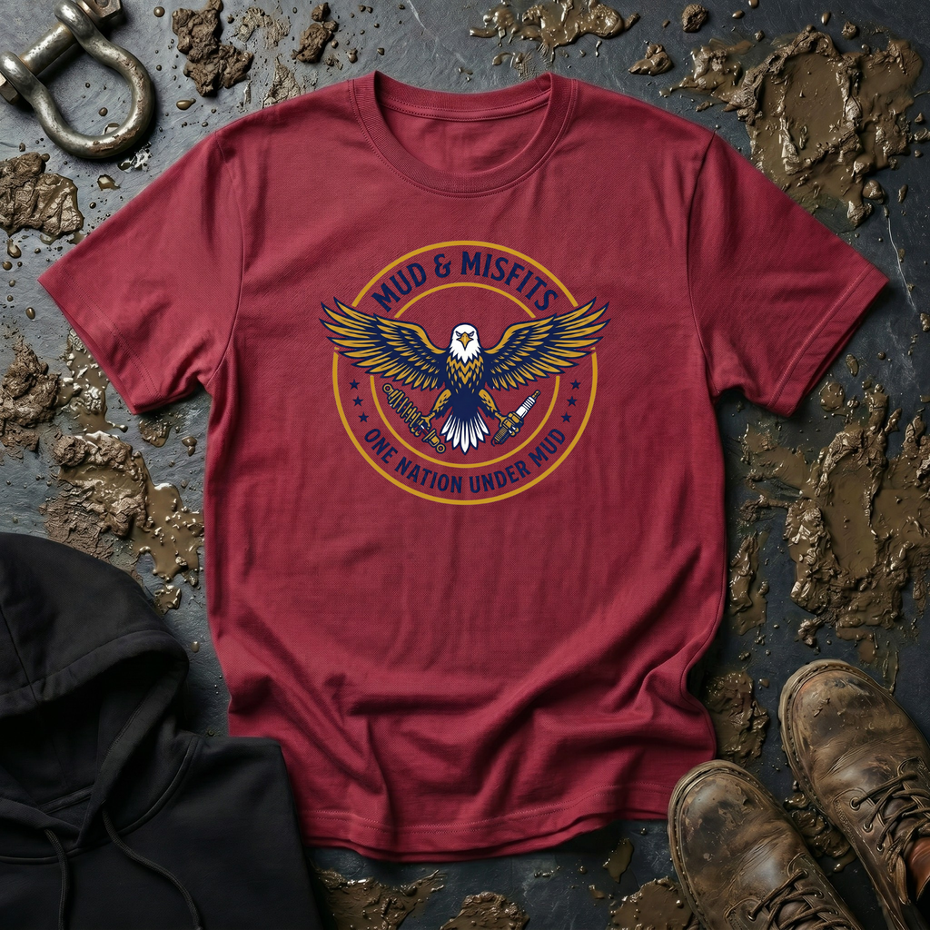 Mud & Misfits "One Nation Under Mud" Eagle T-shirt