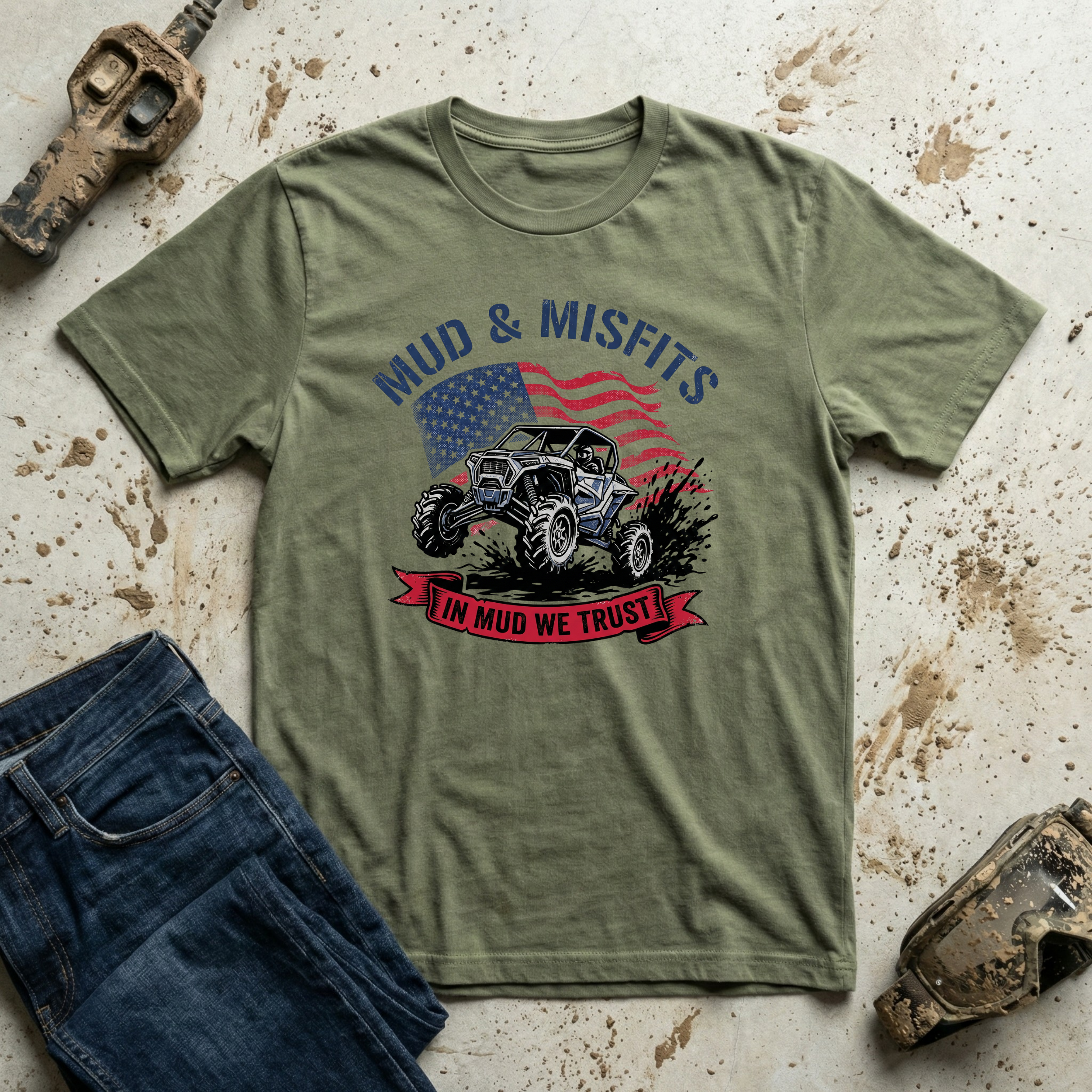 Mud & Misfits "In Mud We Trust" T-shirt