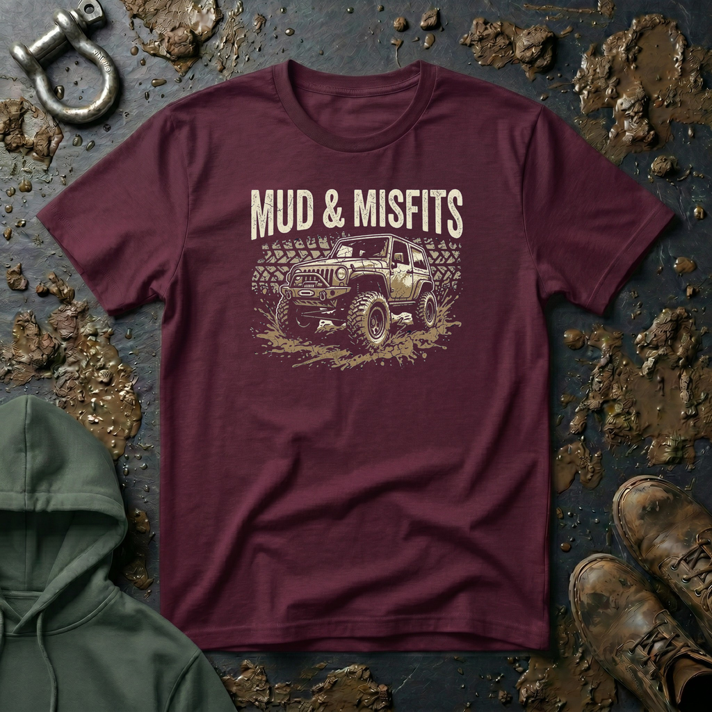 Mud & Misfits Monster Jeep T-shirt