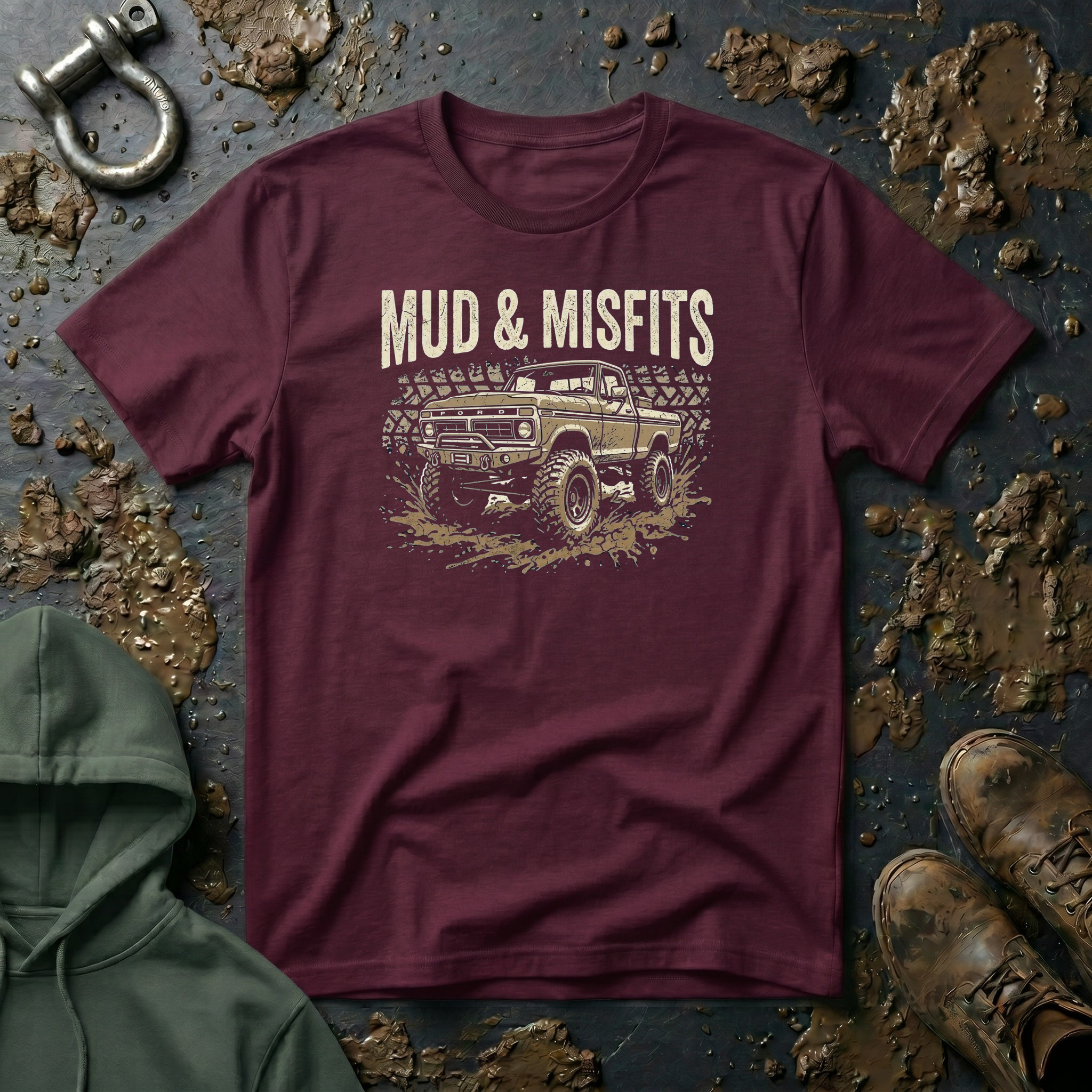 Mud & Misfits Old School Monster Ford T-shirt