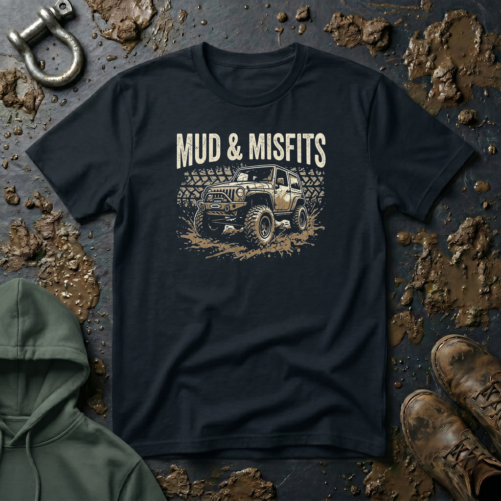 Mud & Misfits Monster Jeep T-shirt
