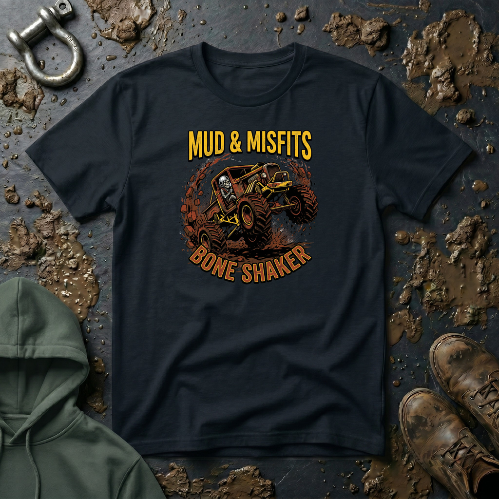 Mud & Misfits "Bone Shaker" Monster Truck T-shirt