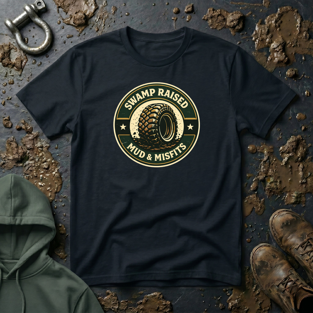 Mud & Misfits "Swamp Raised" Circle Badge T-shirt