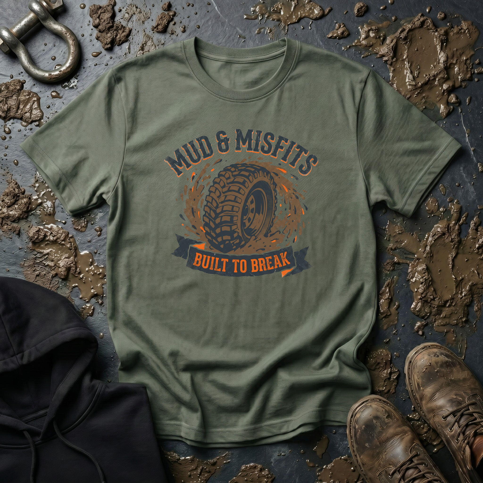 Mud & Misfits "Built to Break" T-shirt
