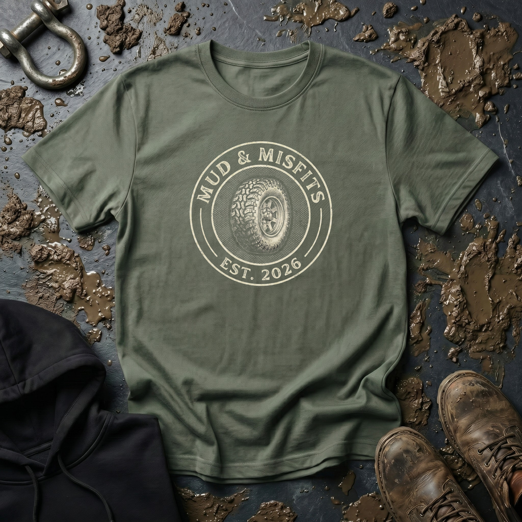 Mud & Misfits Mud Tire T-shirt