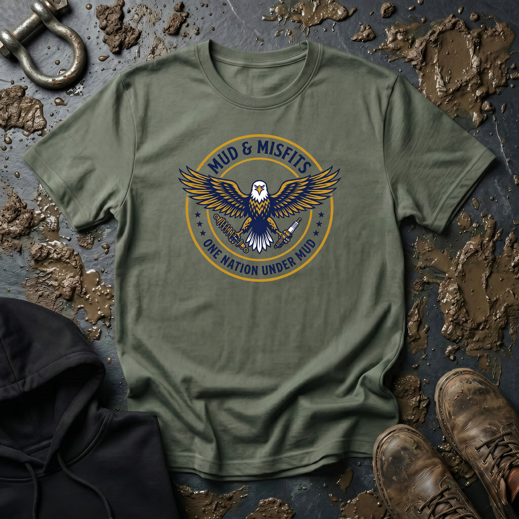 Mud & Misfits "One Nation Under Mud" Eagle T-shirt