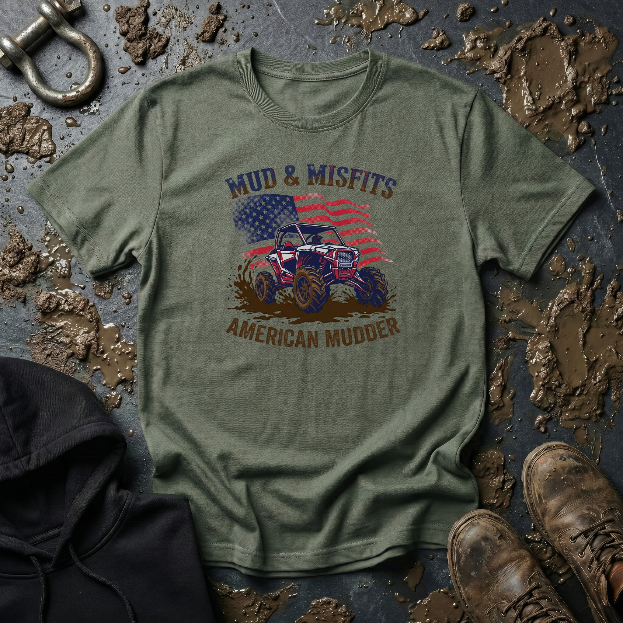 Mud & Misfits "American Mudder" T-shirt