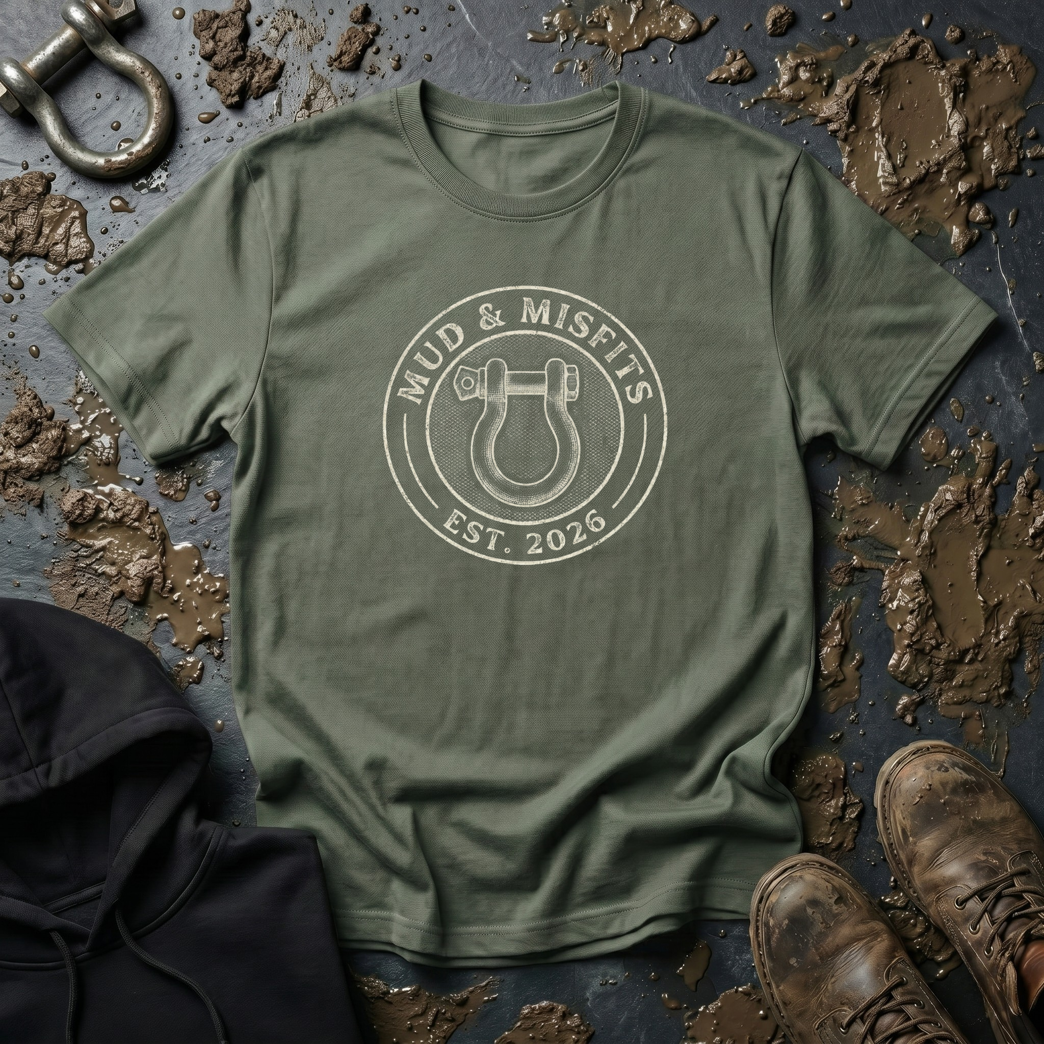 Mud & Misfits Shackle Hook T-shirt
