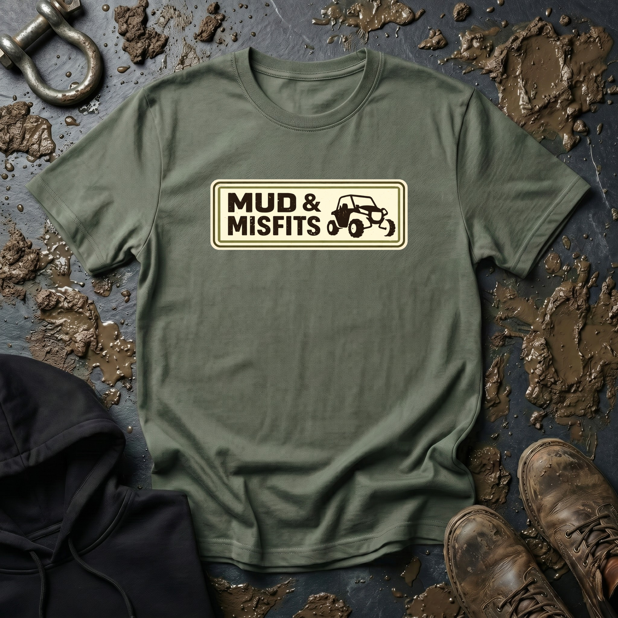 Mud & Misfits Horizontal Patch T-shirt