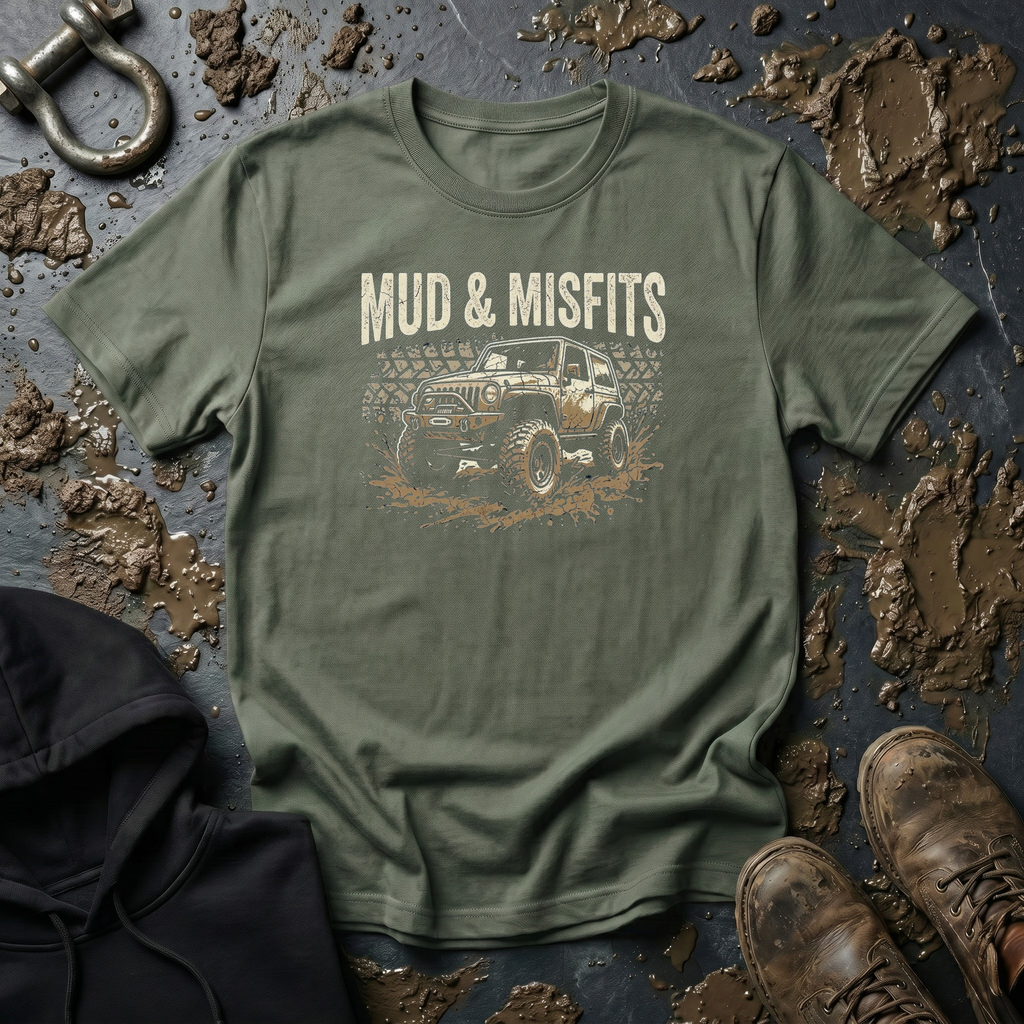 Mud & Misfits Monster Jeep T-shirt