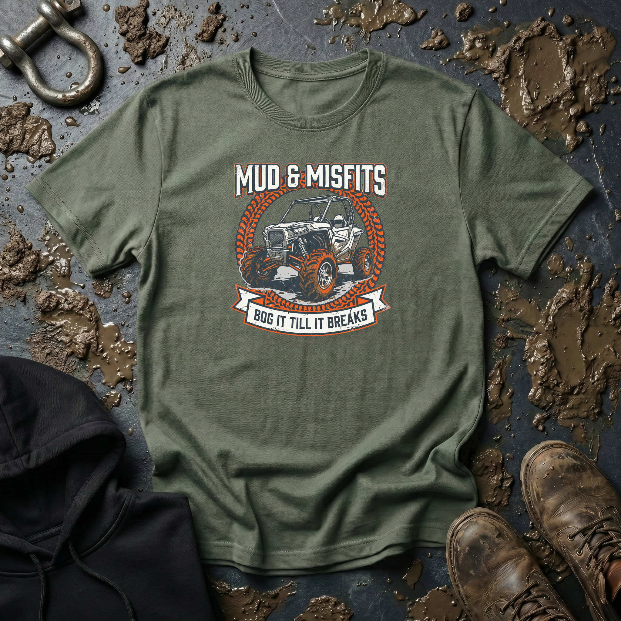 Mud & Misfits "Bog it Till it Breaks" T-shirt