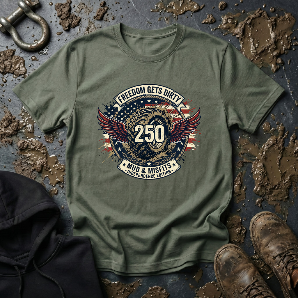 Mud & Misfits 'Freedom Gets Dirty' 250 T-shirt
