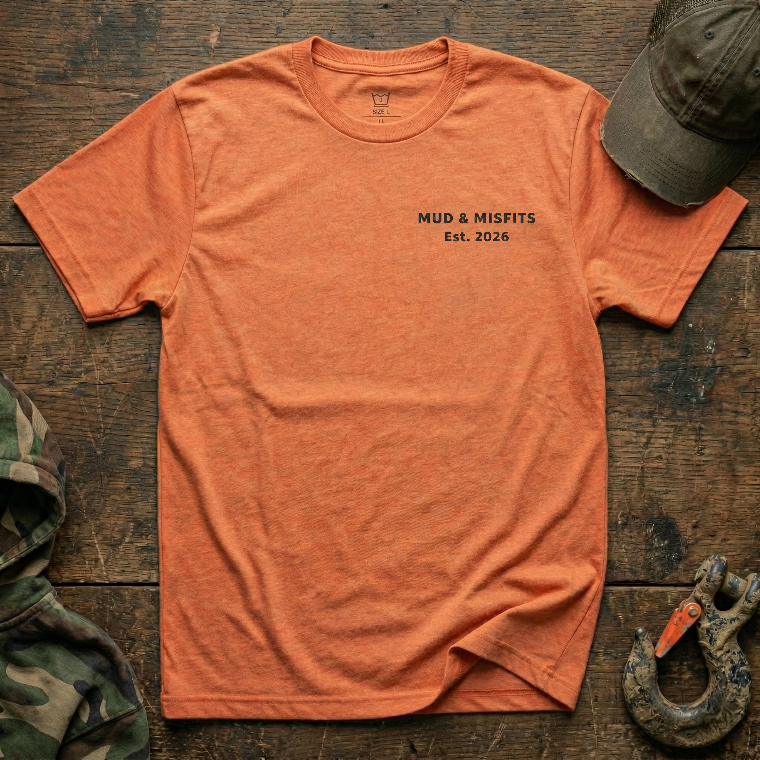 Mud & Misfits "Muddin' Ahead" Trail Sign T-shirt